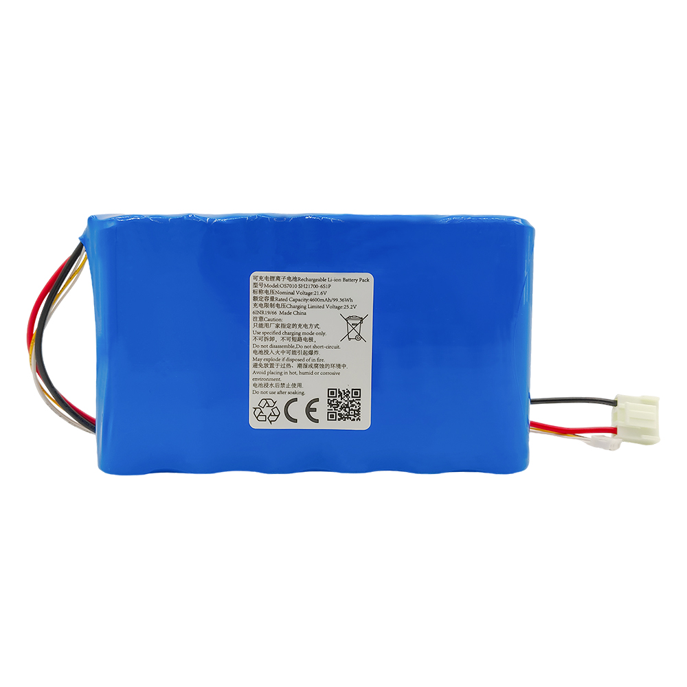 21700 6S1P High-Voltage Battery Pack - 21.6V 4600mA