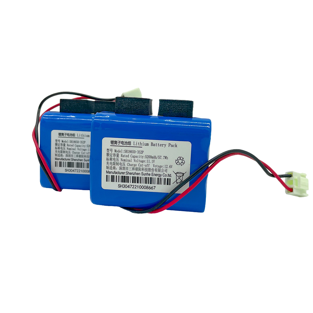 18650 3S2P Lithium-Ion Battery Pack - 5200mAh-11.1V